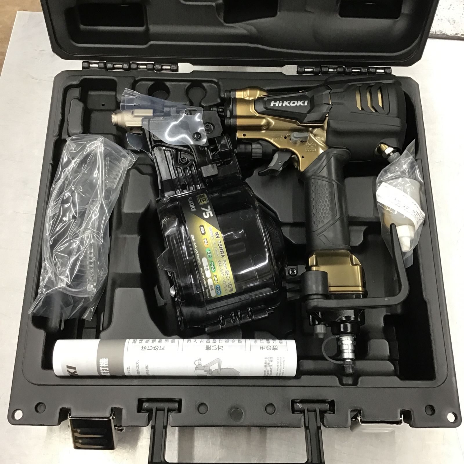 ハイコーキ(HIKOKI ※旧:日立工機) 高圧エア釘打ち機 NV75HRA(S)【所沢店】