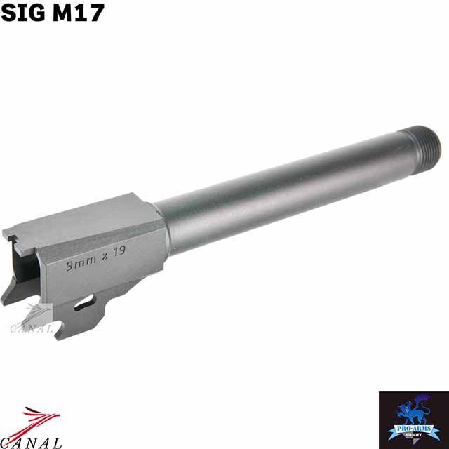 SIG P320-M17 アウターバレル 14ミリ逆ネジ ブラック www.ch4x4.com