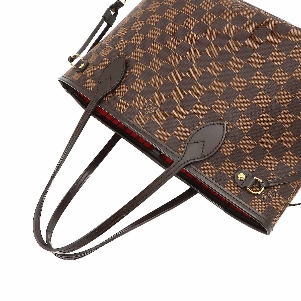 新品同様 ルイ ヴィトン LOUIS VUITTON ダミエ ネヴァーフル PM トート ...