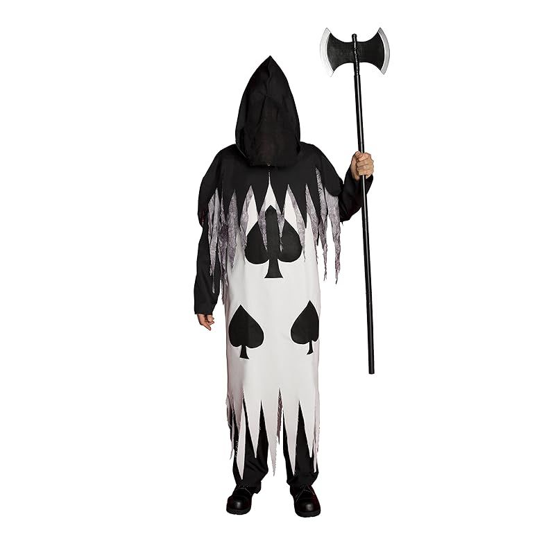 クリアストーン Clearstone コスプレ ハロウィン ゴーストトランプカード メンズ ブラック 1