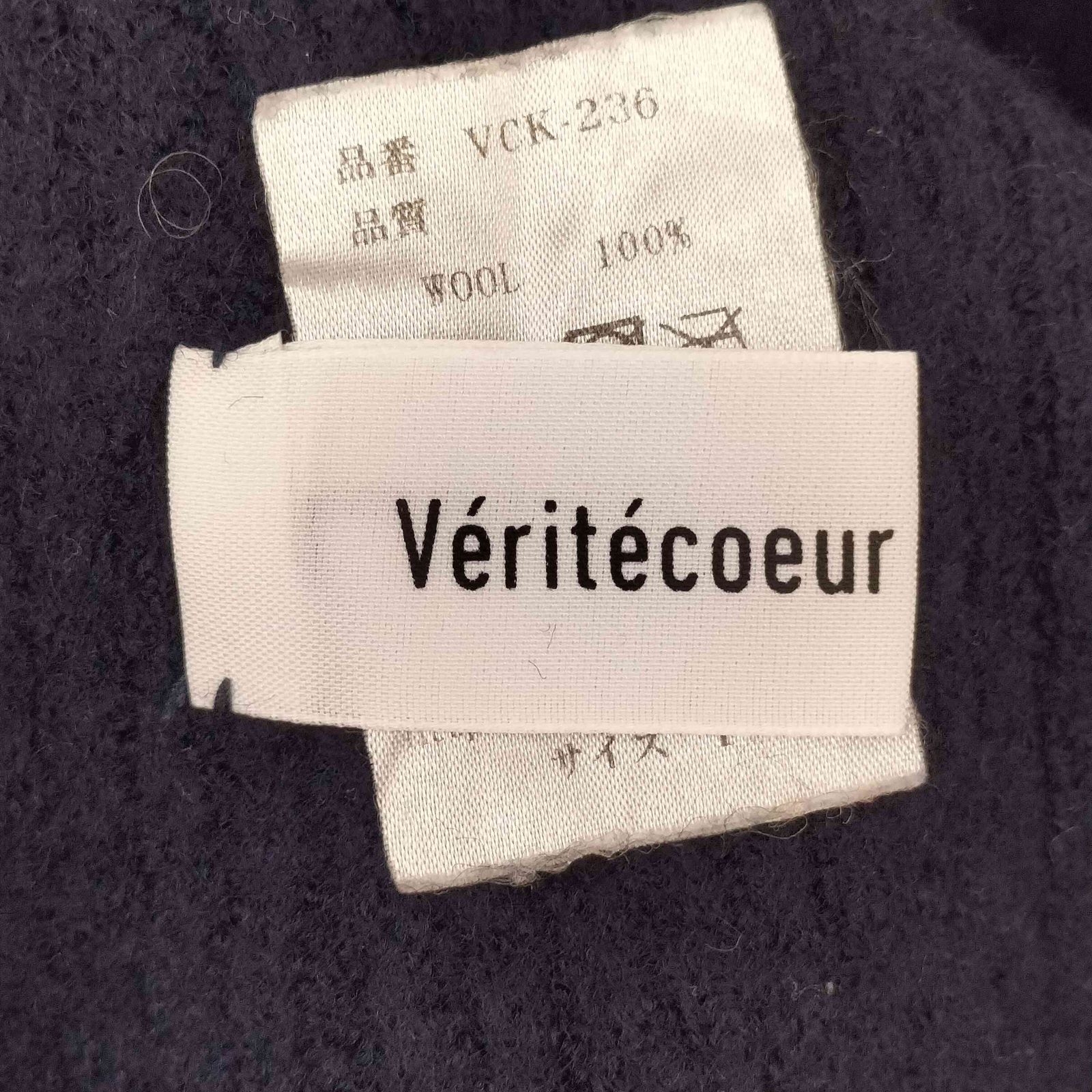Veritecoeur - veritecoeur(ヴェリテクール) タートルポンチョ  レディース ヴェリテクール veritecoeur タートルポンチョ レディース 表記