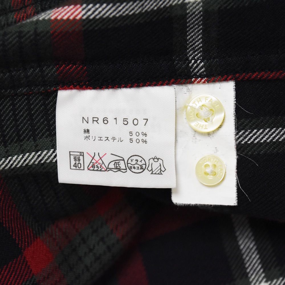 THE NORTH FACE ザ ノースフェイス Shaggy Flannel Shirt メンズ S シャツ シャギー ネルシャツ フランネル チェック ボタンダウン 長袖 レッド系 赤 秋冬