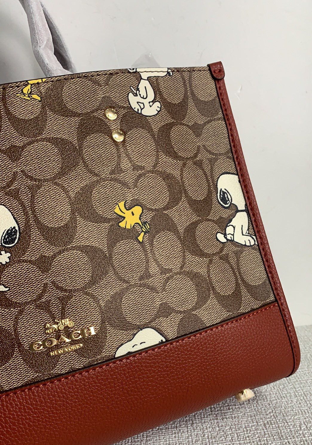 新品☆コーチ/COACH バッグ CE862 COACH X PEANUTS トートバッグ ショルダーバッグ レディース手提げバッグ