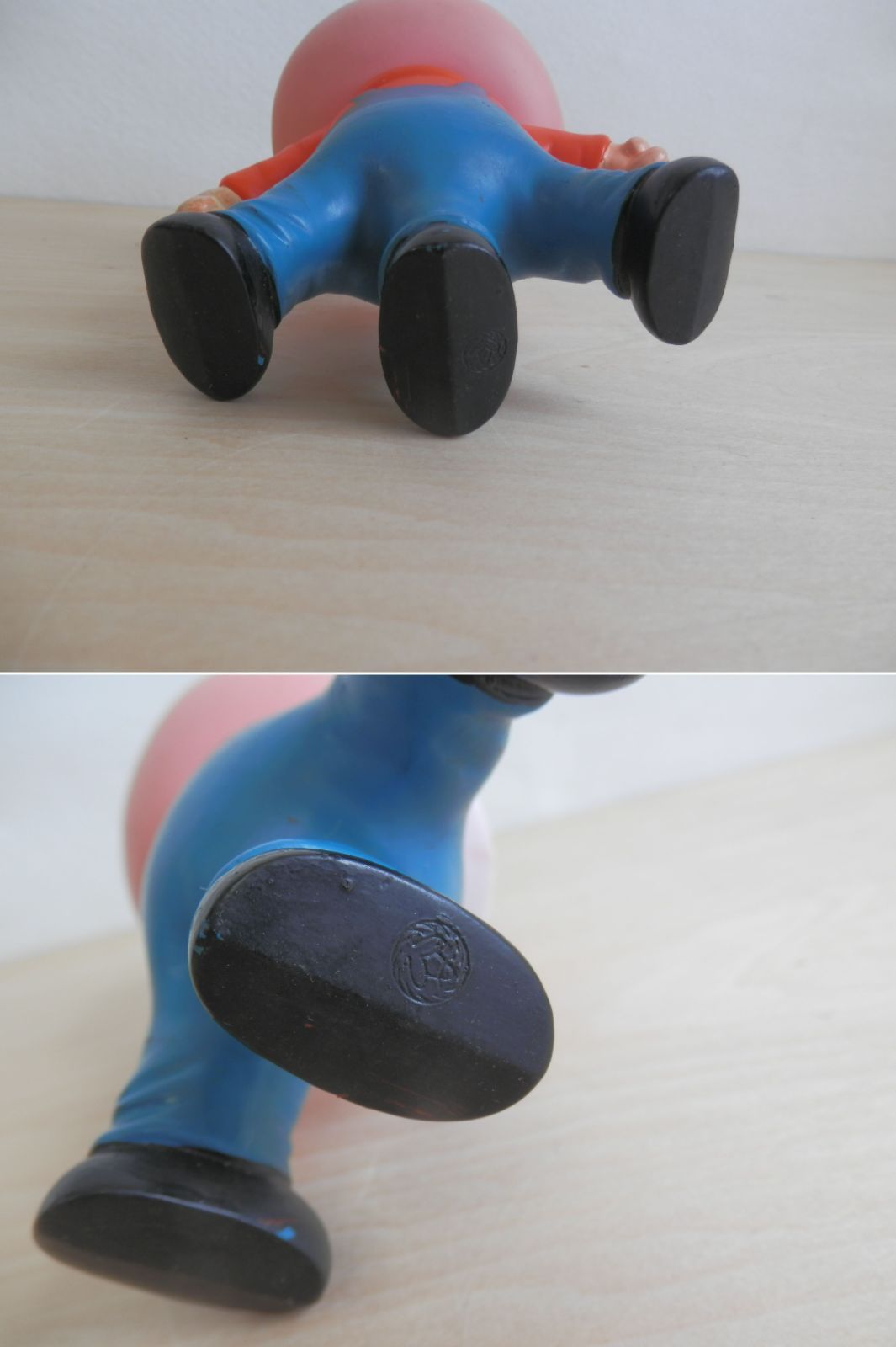 中古】M▽ソフビ 人形 おもちゃ 当時物 谷岡ヤスジ 鼻血ブー