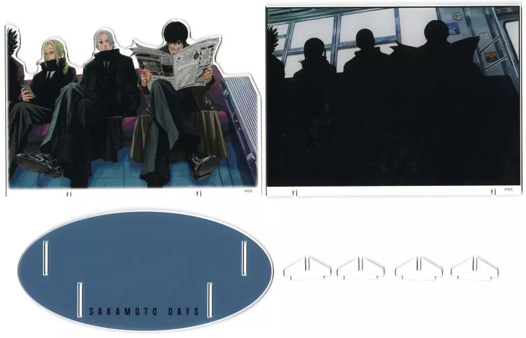 アクリルスタンド アクリルパネル 日常発戦場行き アクリルGIGAフィギュア-the scene- SAKAMOTO DAYS ジャンプキャラクターズストア