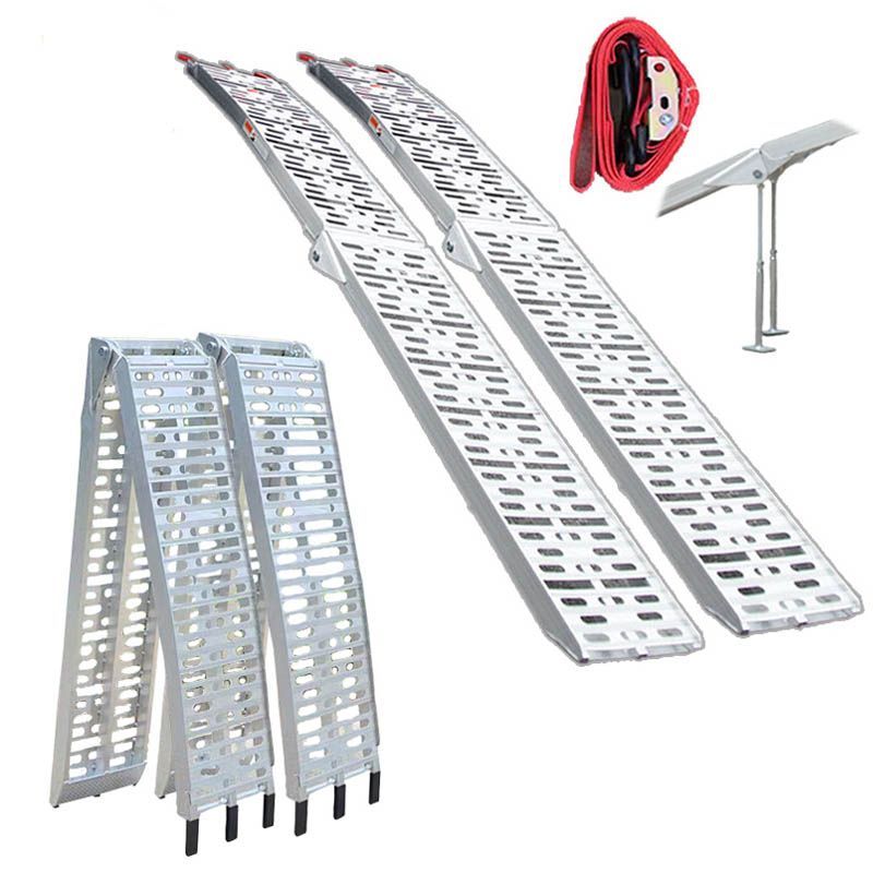 折りたたみ式 アルミラダーレール 脚付 2本セット ブリッジ スタンド ラバーストッパー タイダウンベルト付き!! 軽量 Atype 高評価最多!! アルミラダーレール 2本セット rp03 折りたたみ アルミラダー アルミ