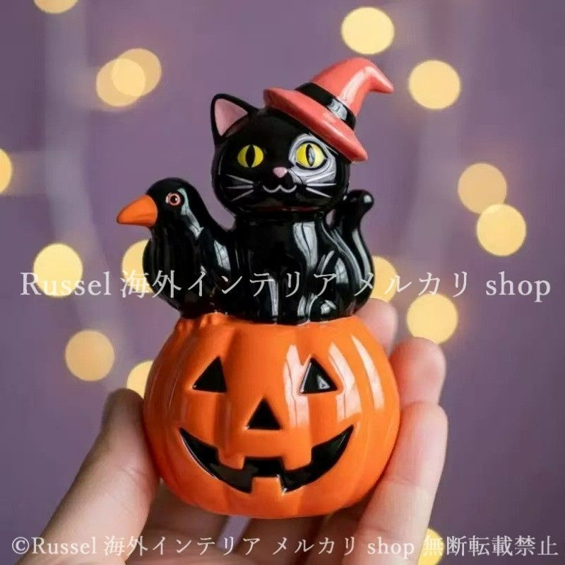 猫 置物 オブジェ 御影石 希少 黒猫 ガーデニング雑貨 北欧 猫 置物