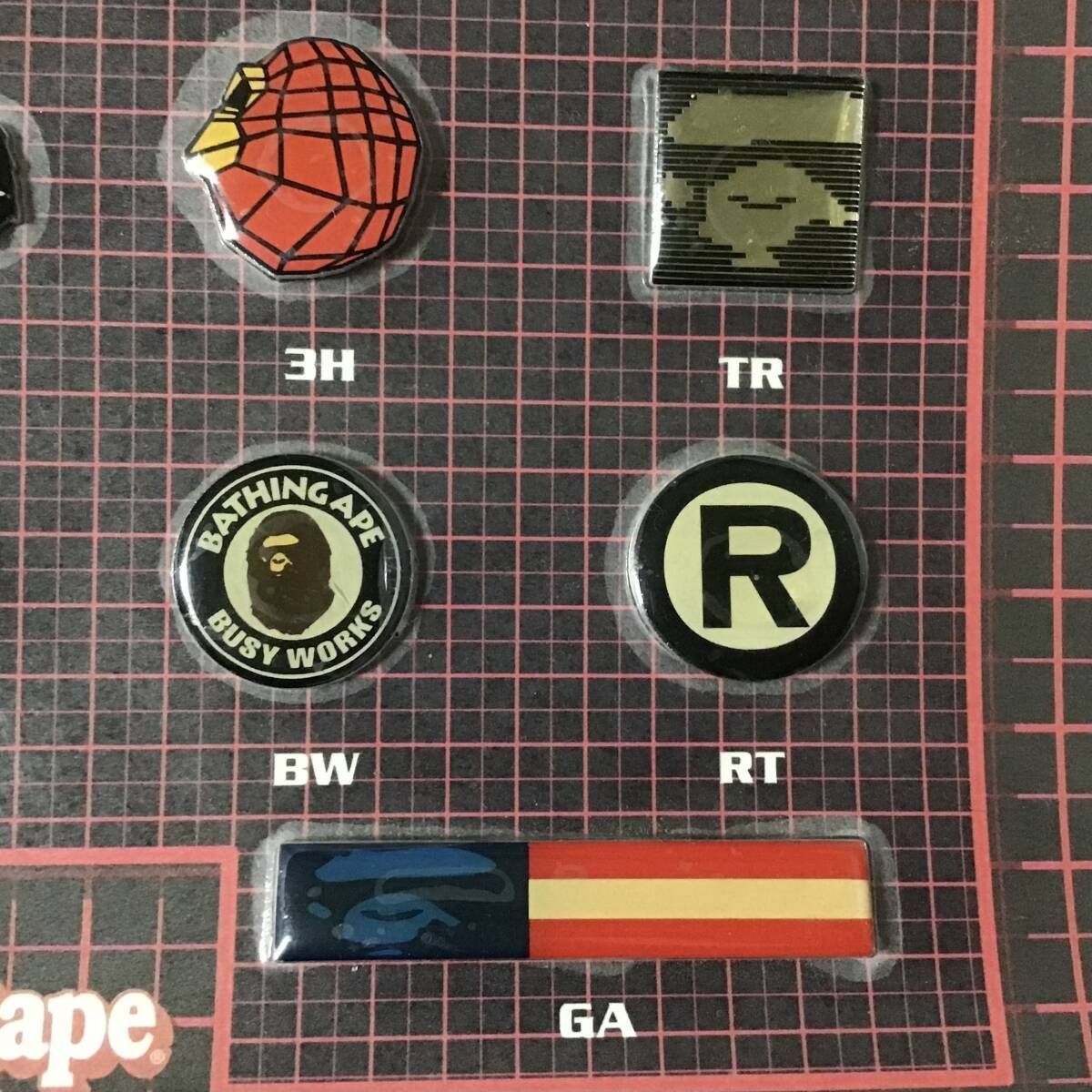 1999年 Futura × BAPE LOGO ピンバッジ セット ピンズ エイプ