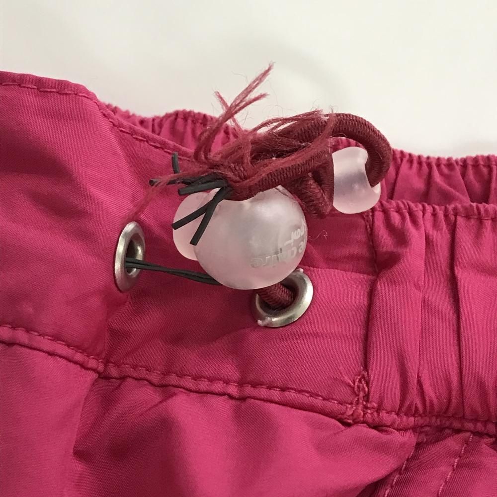 マリクレール 中綿パンツ ピンク 裏微起毛 ドローコード レディース M