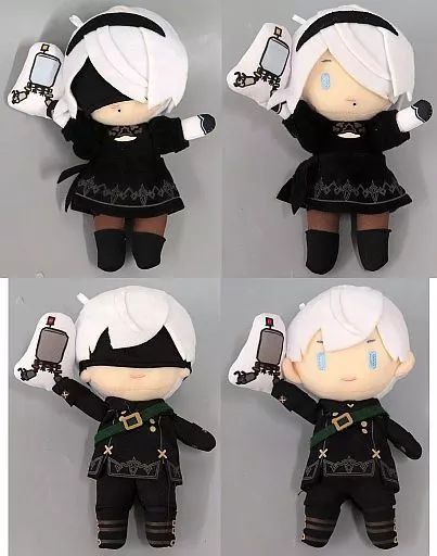 定番，人気SALE 【中古】ぬいぐるみマスコット・ぬいぐるみバッジ 全4種セット ぬいぐるみマスコットwithポッド 「NieR：Automata Ver1.1a」 その他