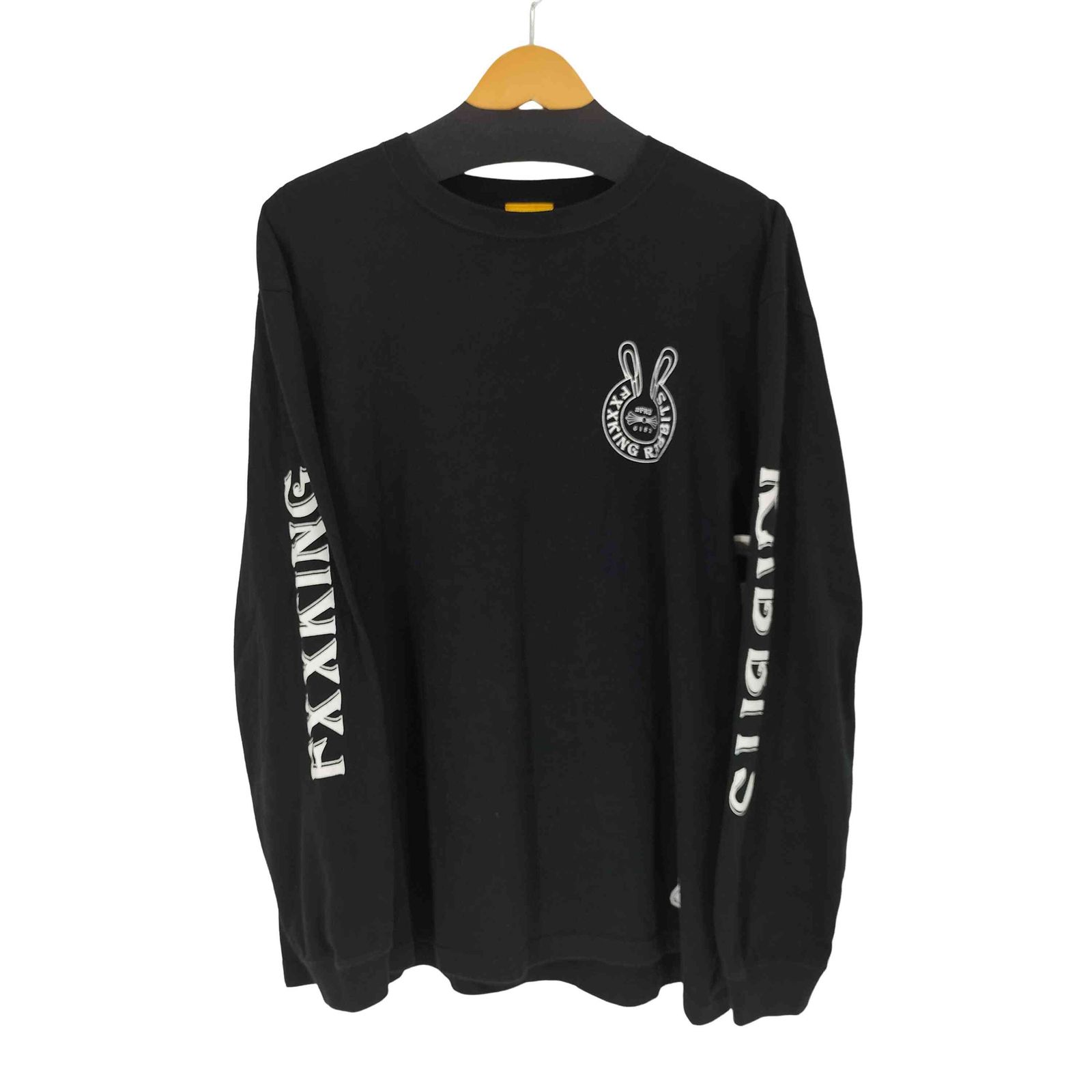 ファッキンラビッツ ＃FR2 LOGO WITHIN Face OUTLINE ロングT