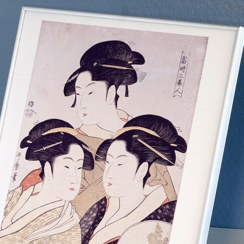 正方形額 軽量で作品セットが簡単なポスターフレーム