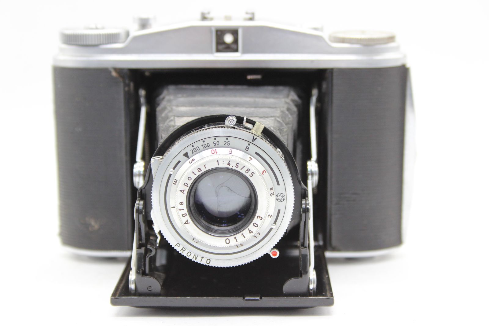 返品保証】 AGFA ISOLETTE II agfa Apotar 85mm F4.5 蛇腹カメラ s441