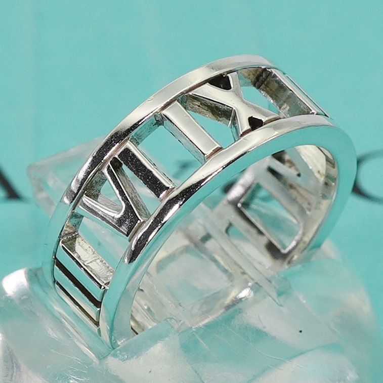 極美品8号 ティファニー オープン アトラス リング/24-5745S - メルカリ