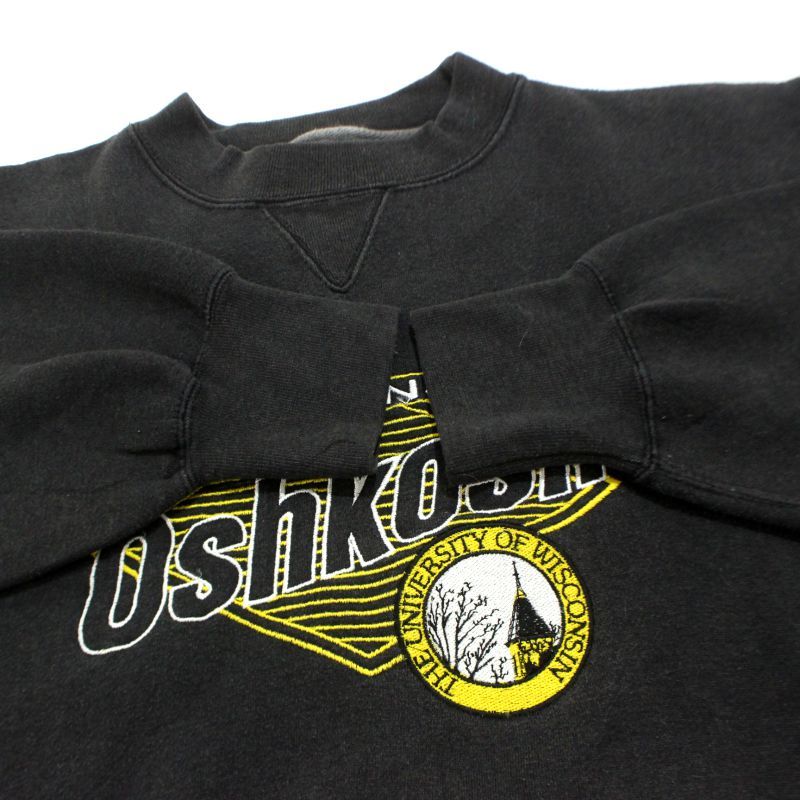 00s LOGO7 ウィスコンシン WISCONSIN カレッジ スウェット トレーナー