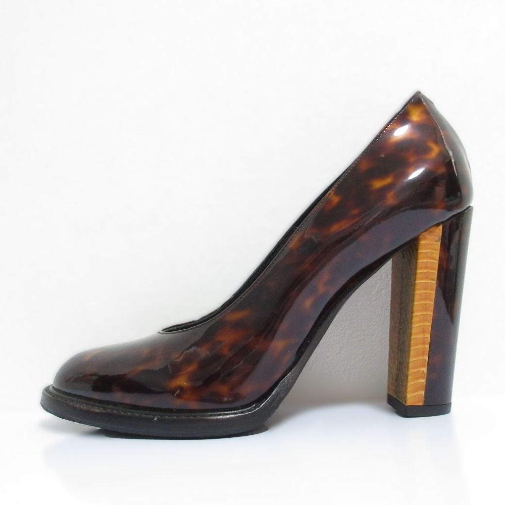 美品 DRIES VAN NOTEN ドリスヴァンノッテン レオパード柄 チャンキー  