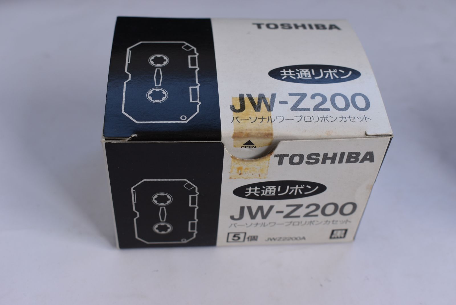 東芝 パーソナルワープロリボンカセット JW-Z200 2箱セット Ａ/72