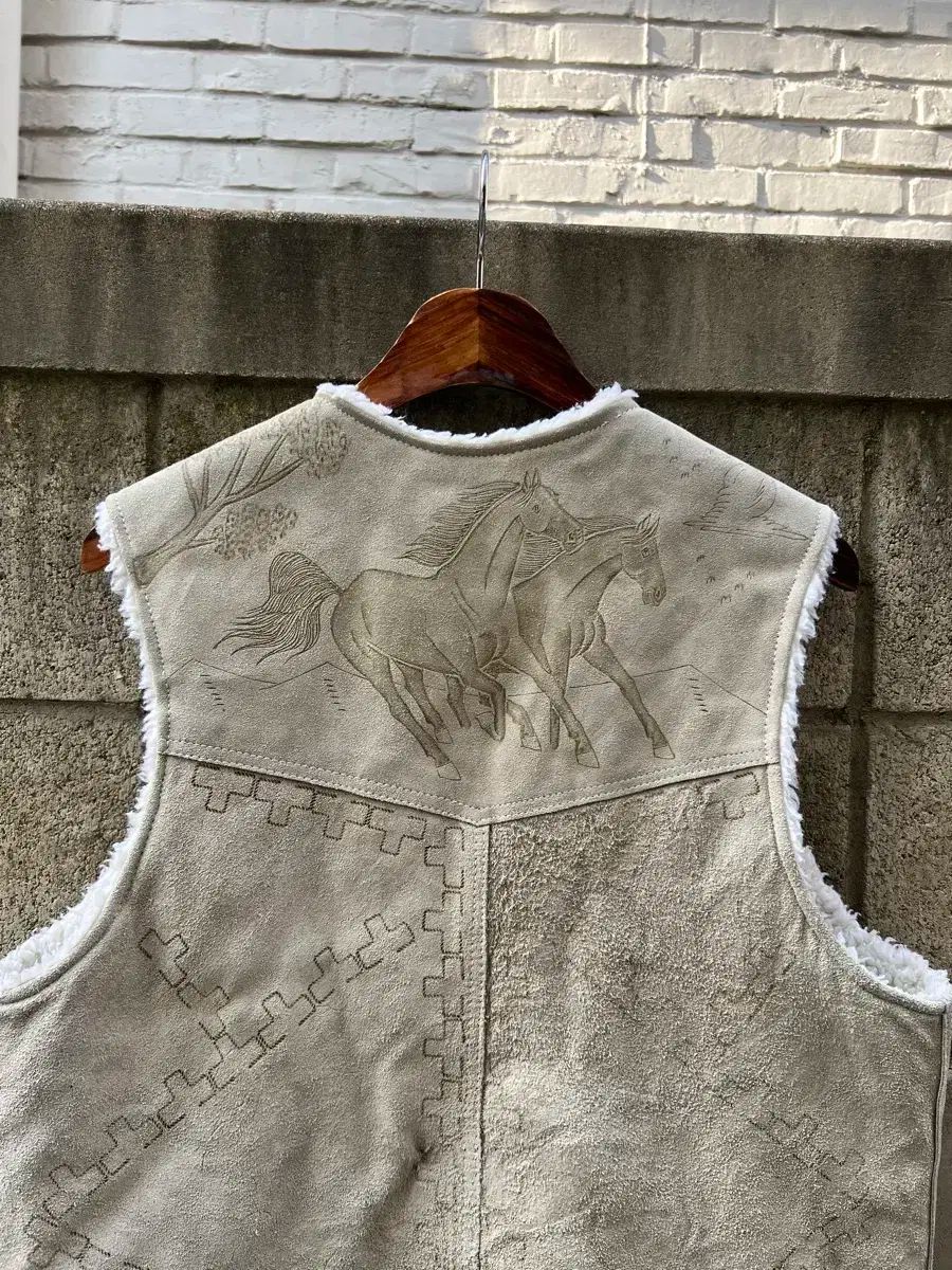 SHERPA スウェードウェスタンベスト