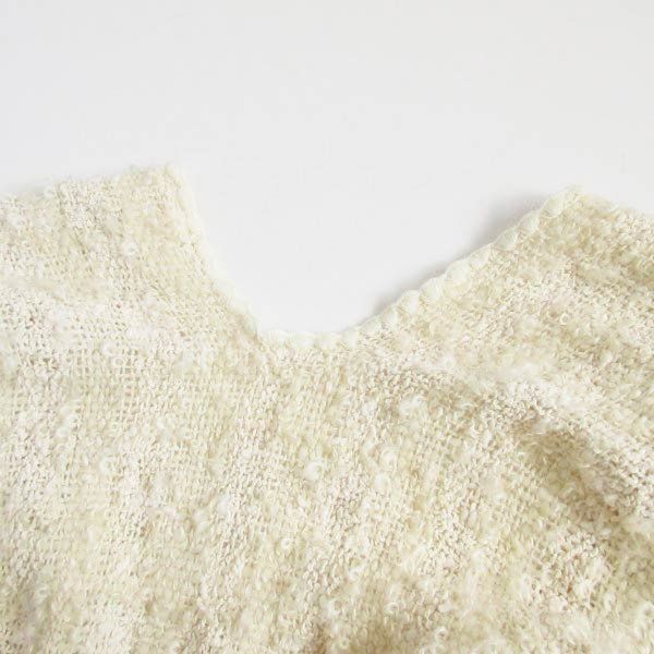 カーディガン フリンジ付き