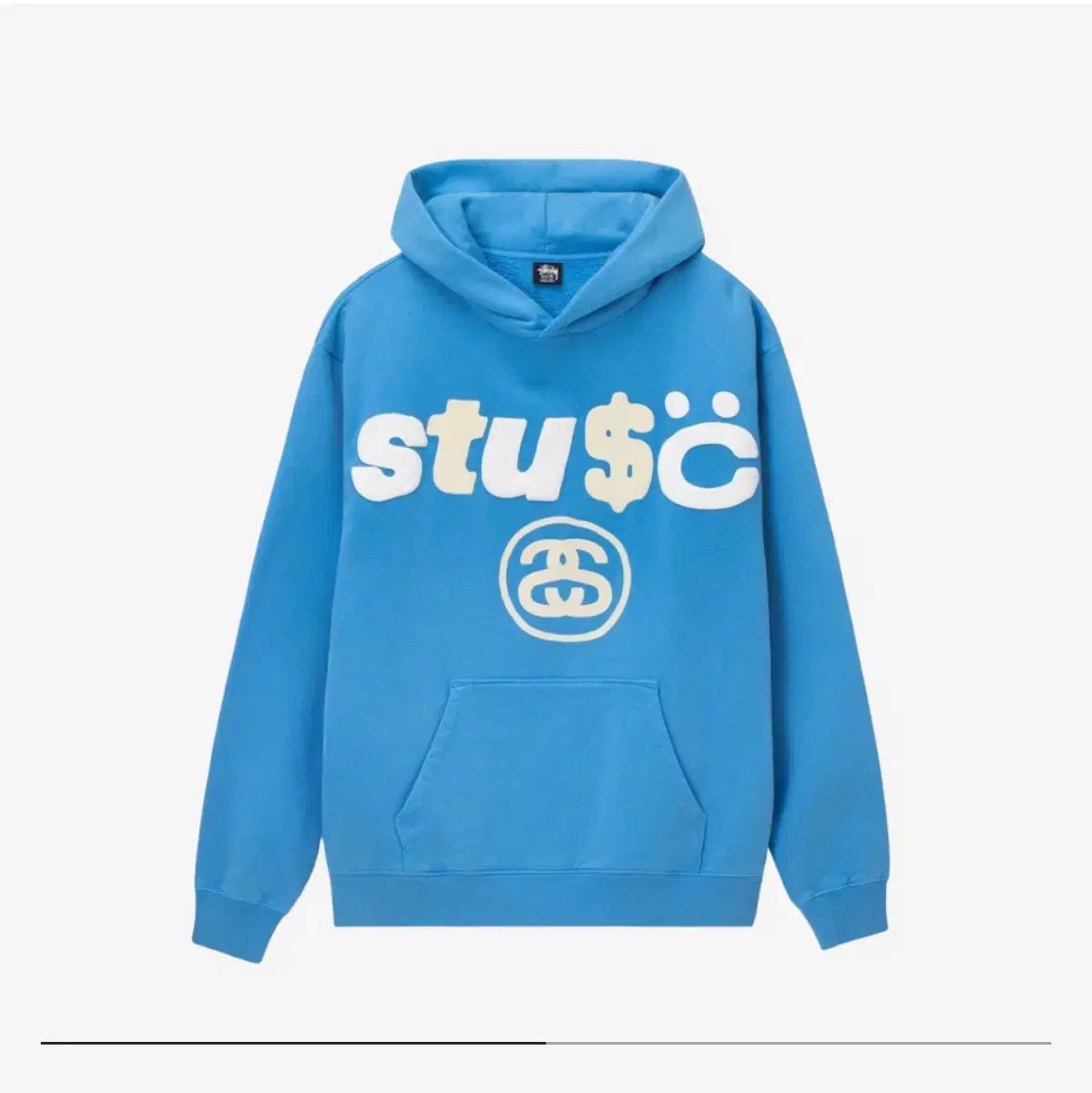 STUSSY ステューシー x CPFM 8 ボール PIGMENT ピグメント ダイド フード 青