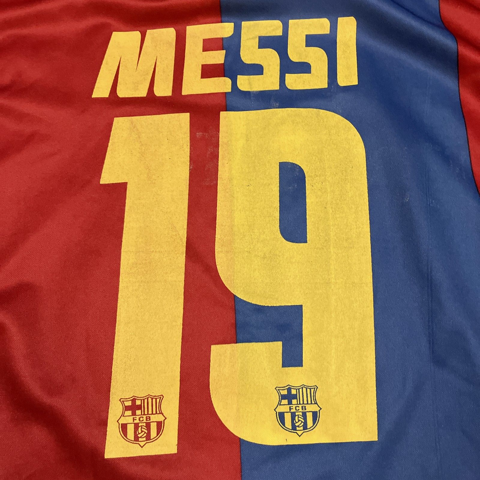 FC Barcelona メッシ 19番 シャツ FCB メッシ シャツ 背番号19 NIKE FCバルセロナ 06/07