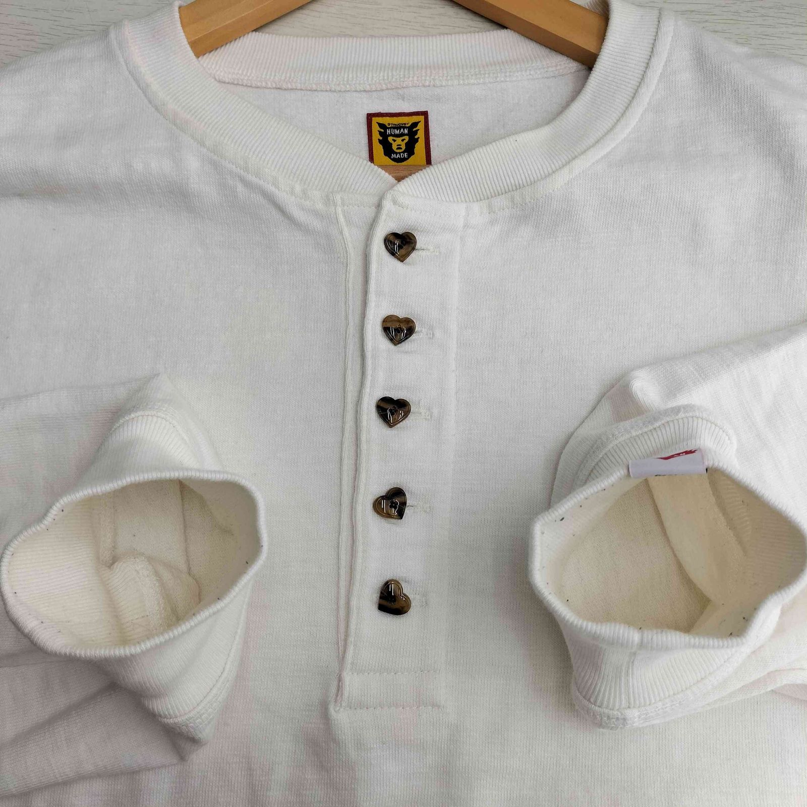 ヒューマンメイド HUMAN MADE Henley Neck L/S TEE ヘンリーネック