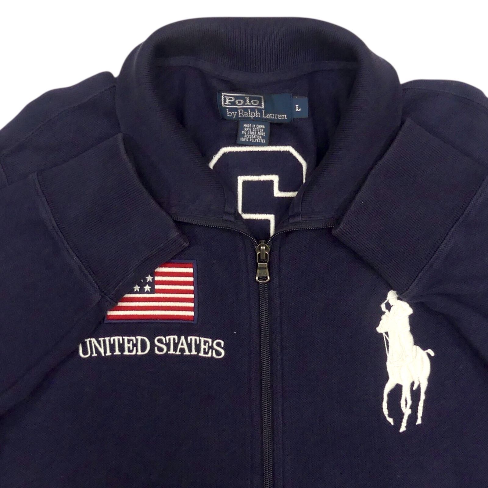 RALPH LAUREN ビッグポロ 刺繍　Mサイズ　ジップパーカー　ネイビー 楽天市場】ポロ ラルフローレン メンズ ビッグポニー ジップ