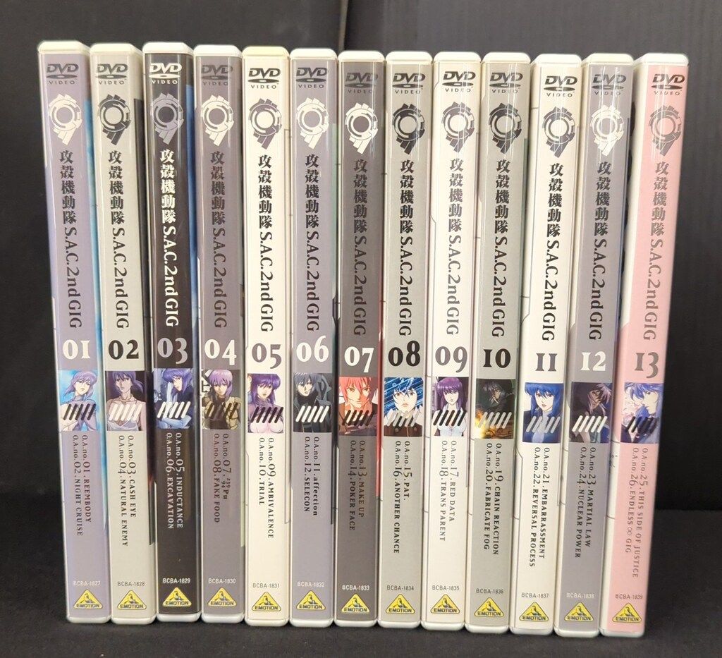 アニメDVD 攻殻機動隊S.A.C 2nd GIG 通常版全13巻セット - メルカリ