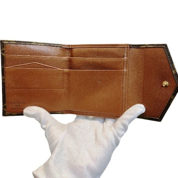 ルイヴィトン Louis Vuitton モノグラム ポルトモネビエ M61660 ダブル