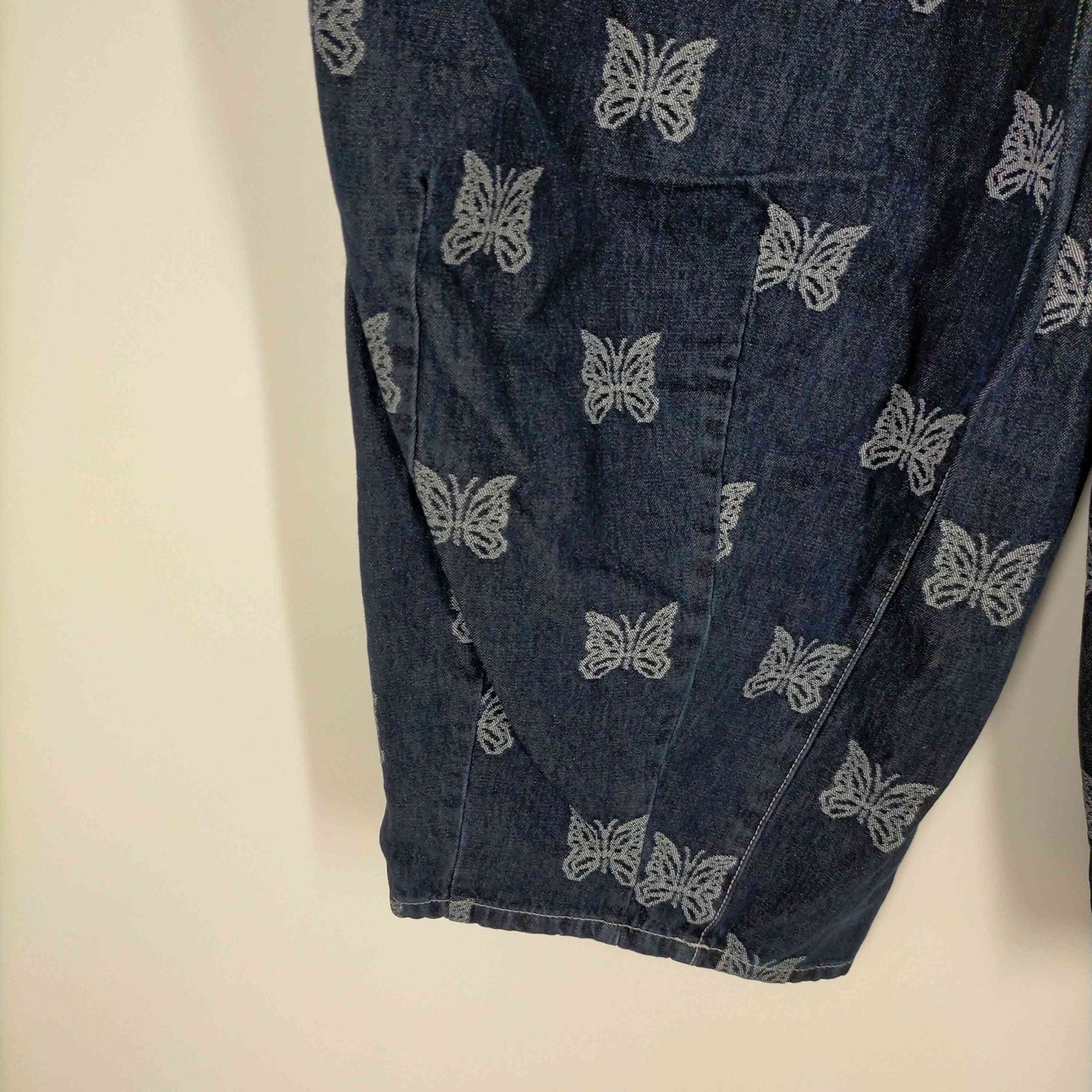 ニードルズ Needles H.D. Pant Jean 総柄パピヨン刺繍 10オンスデニム 