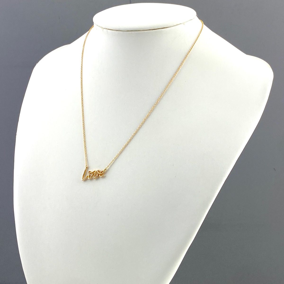 ティファニー TIFFANY&Co. ラブ ネックレス PG ピンクゴールド