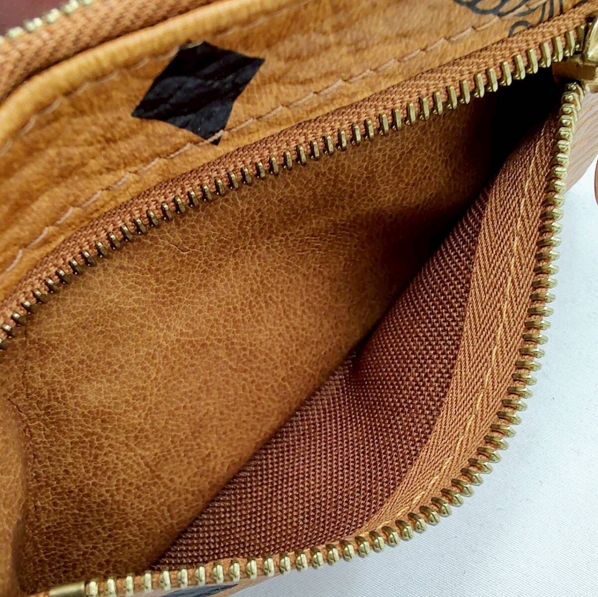 ❗️✨中古美品✨❗️】MCM レザーコインケース✨キーリング付き