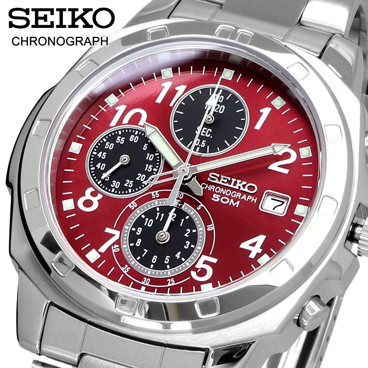 新品 未使用 時計 SEIKO 腕時計 セイコー 国内正規 クォーツ 1/20秒 
