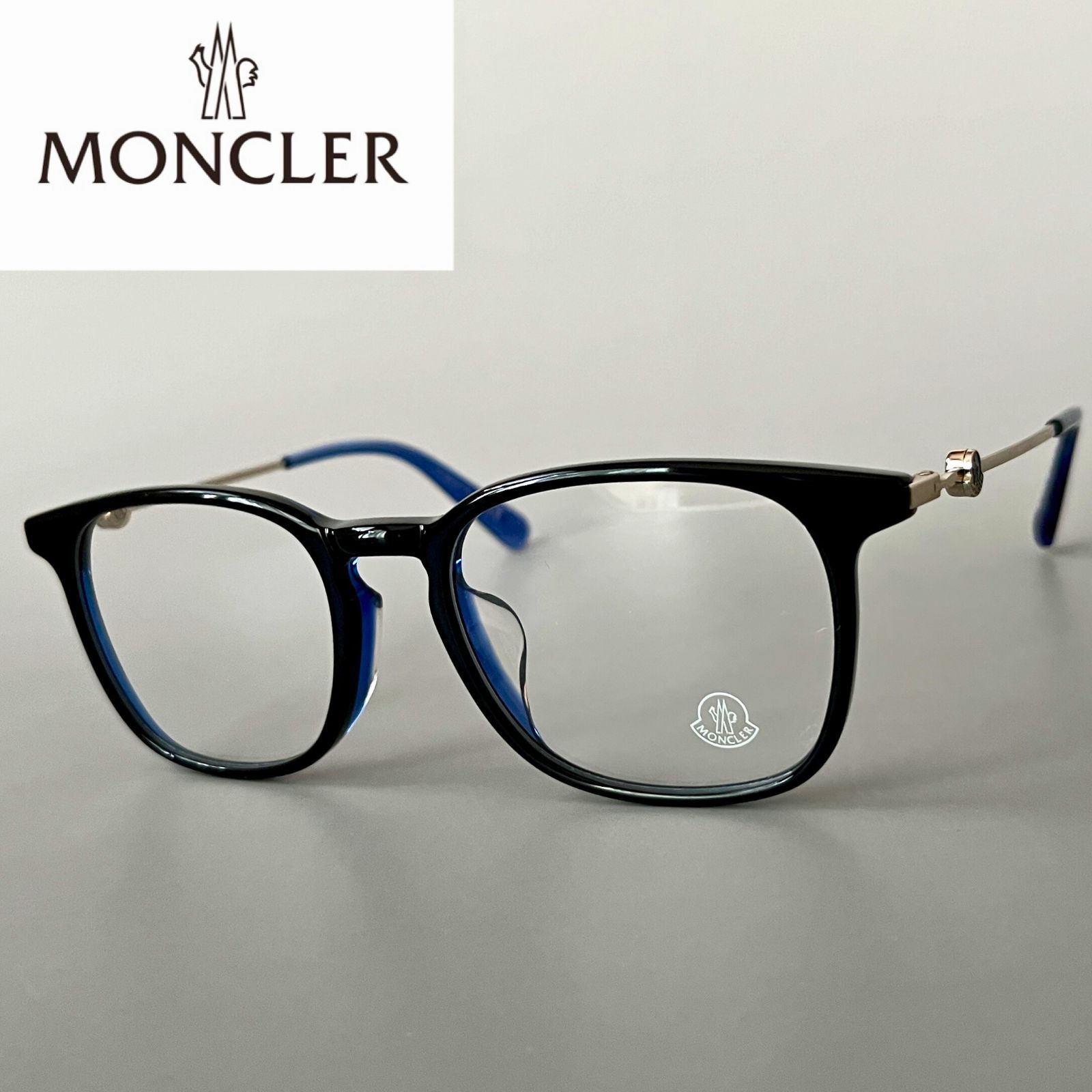 MONCLER ボストン チタン サングラス アイコンロゴ めがね 眼鏡