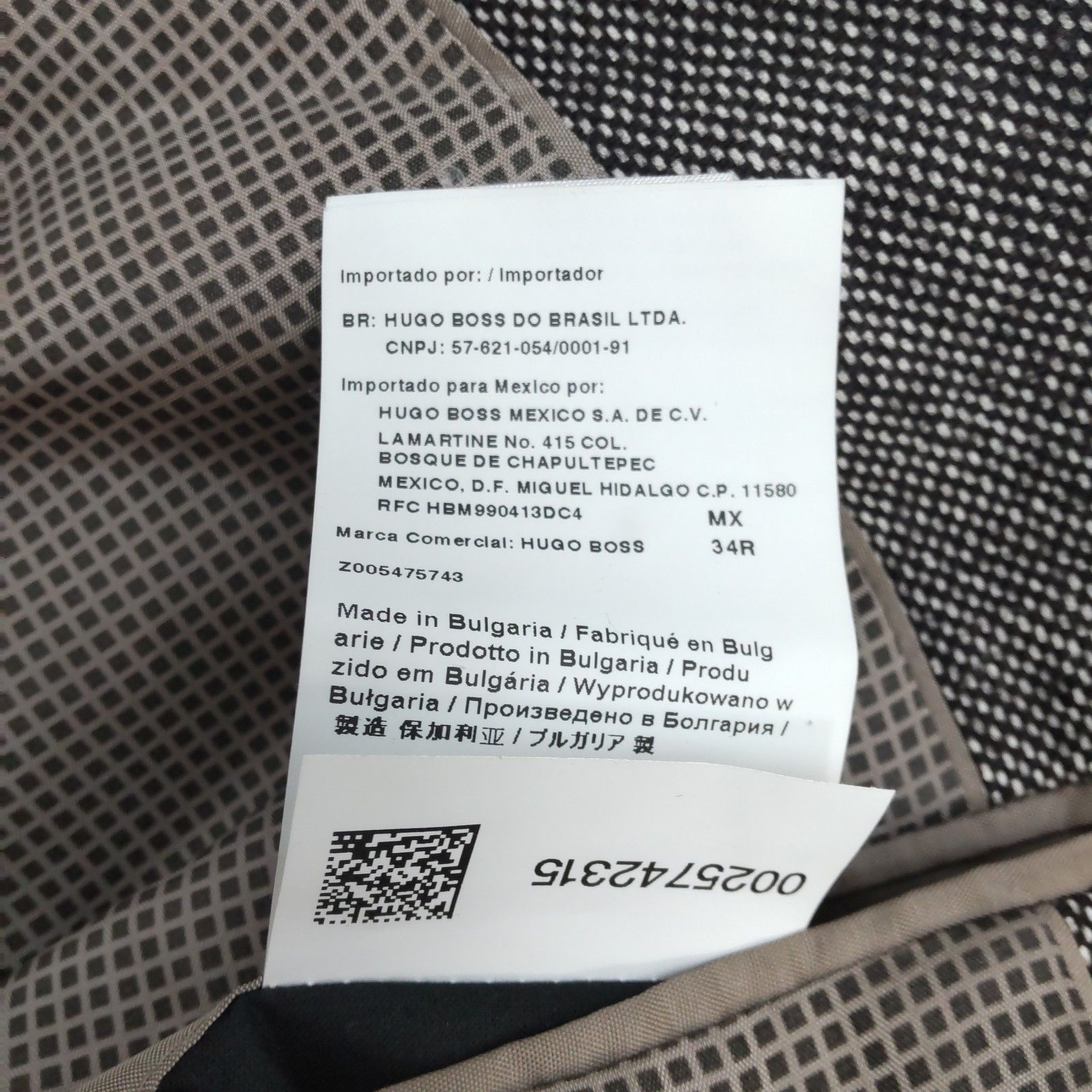 美品☆HUGO BOSS【ヒューゴボス】 テーラードジャケット【44/メンズS-M