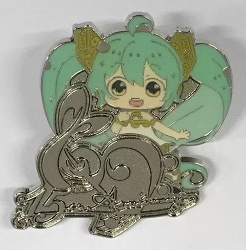 中古】バッジ・ピンズ 初音ミク シルバーピンバッジ 「初音ミク