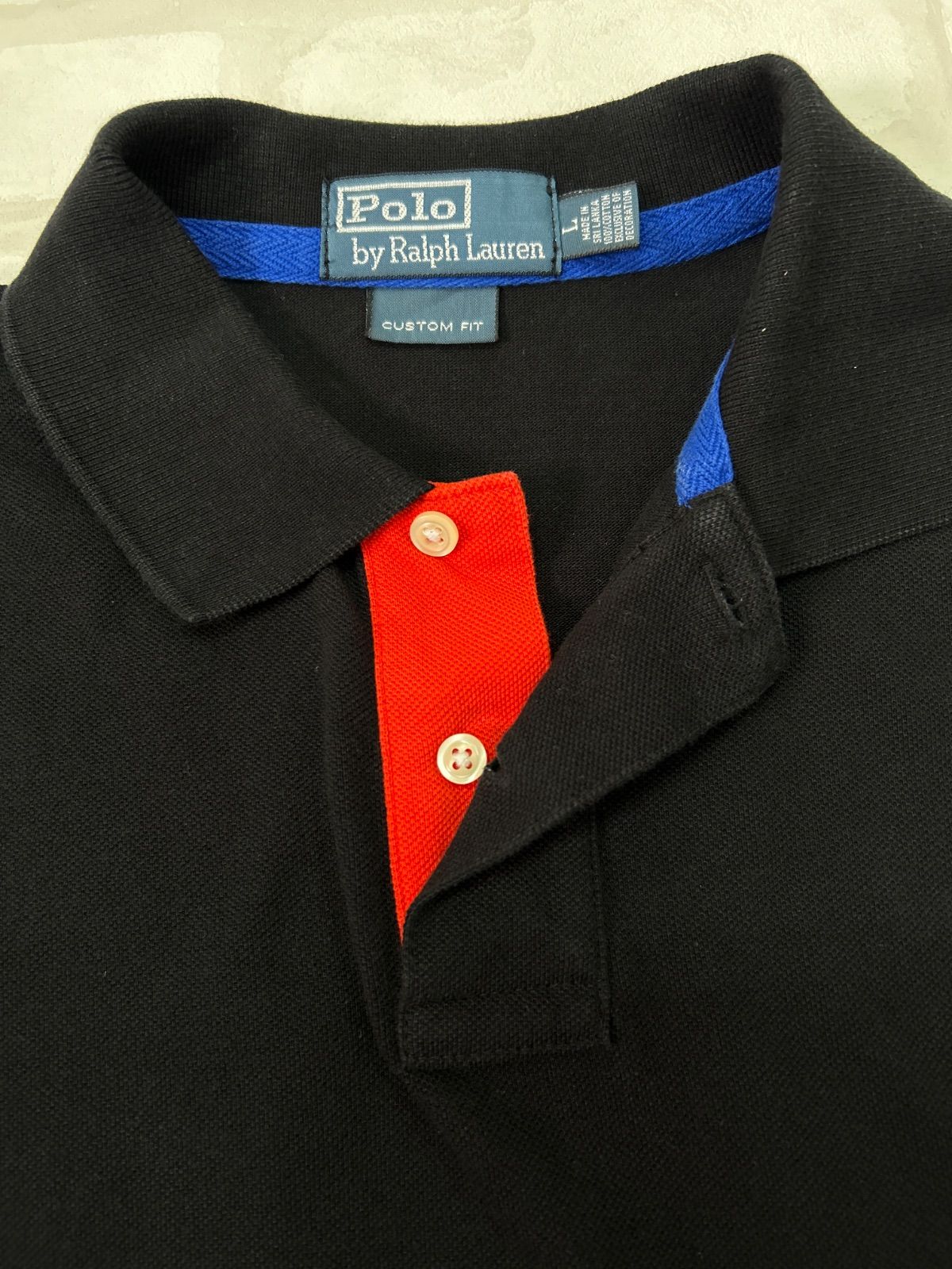 【3XLサイズ】ポロバイラルフローレン ポロシャツ 刺繍ロゴ ビッグポニー 黒 3XLサイズ】ポロバイラルフローレン ポロシャツ 刺繍ロゴ ビッグ