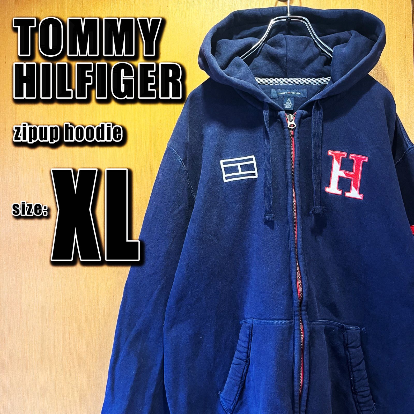 新品未使用）TOMMY HILFIGER ジップパーカー | contifarma.pe