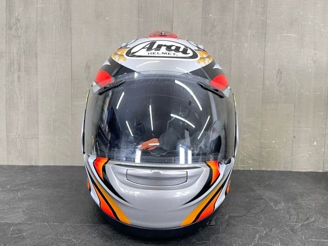 アライ ヘルメット フルフェイス 【中古】 ARAI RX-7 RRV SNELL YFDESIGN バイク用品 赤 白 黒 /58125