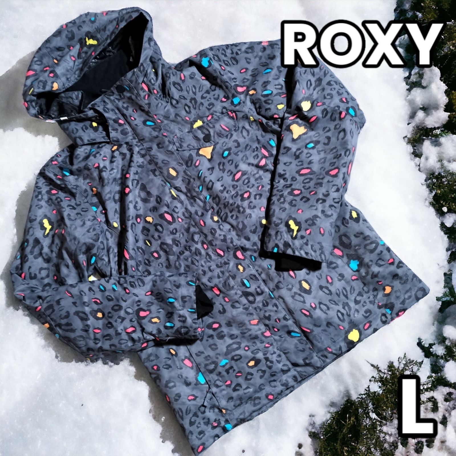 ROXYのスノボウェア 【レオパード柄】 - スキー