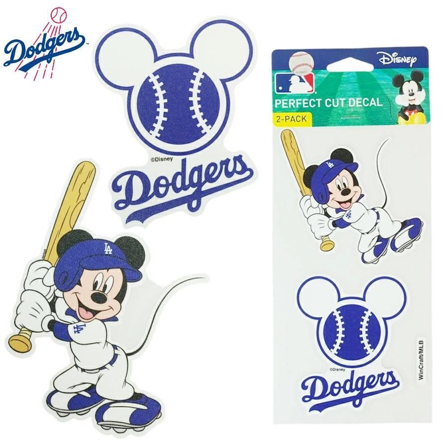 ロサンゼルス ドジャース オフィシャル ライセンス 公式 ミッキーマウス ディズニー ステッカー DODGERS 大谷翔平 山本由伸 disney  mickey mouse - メルカリ