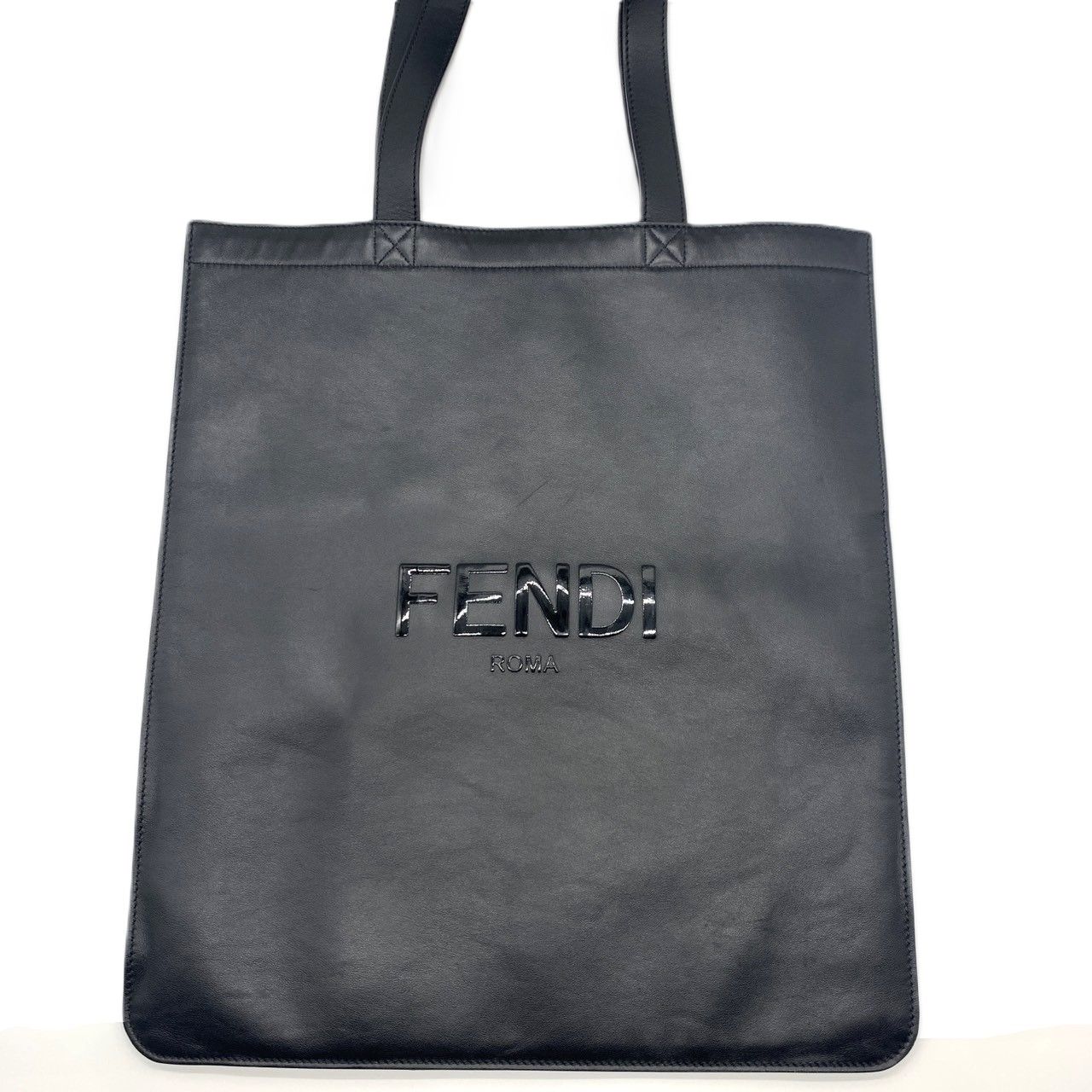 フェンディ トートバッグ バッグ レザー メンズ レディース ブラック系 7VA538 FENDI ABランク