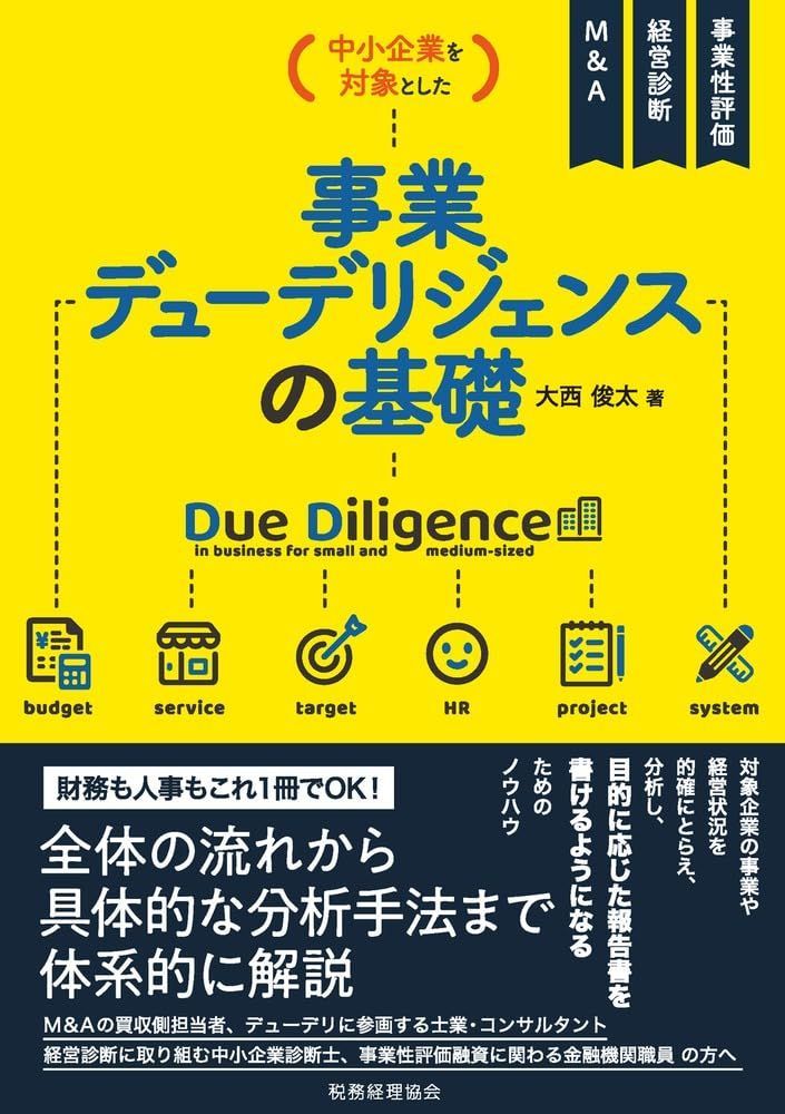 中小企業を対象とした 事業デューデリジェンスの基礎