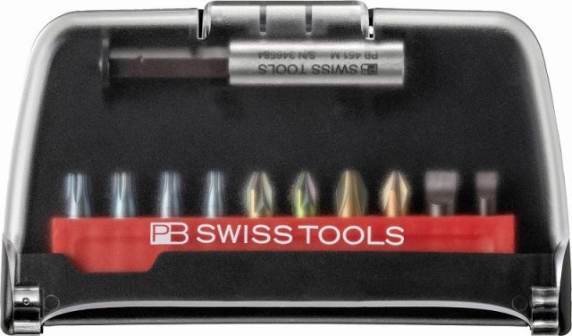 PBスイスツールズドライバービット10本組セット ビットホルダー C6.702BCCN PB SWISS TOOLS