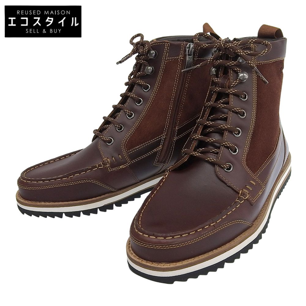 Clarks クラークス ♥ ダーストンハイ ブリティッシュタンレザー ブーツ シューズ メンズ ブラウン 7G 7G UK