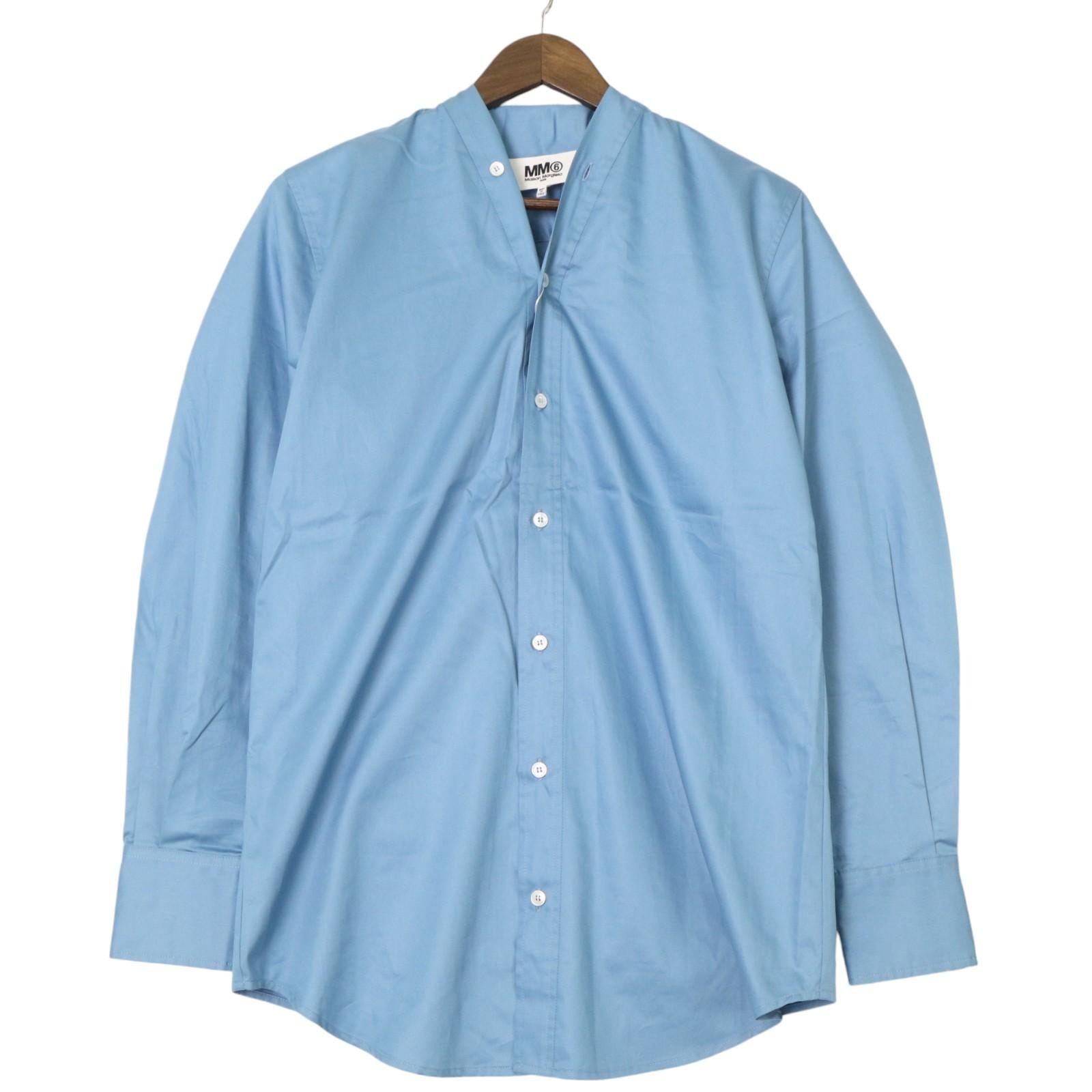 2023＊MM6 Maison Margiela（エムエムシックス） ノーカラーシャツ 
