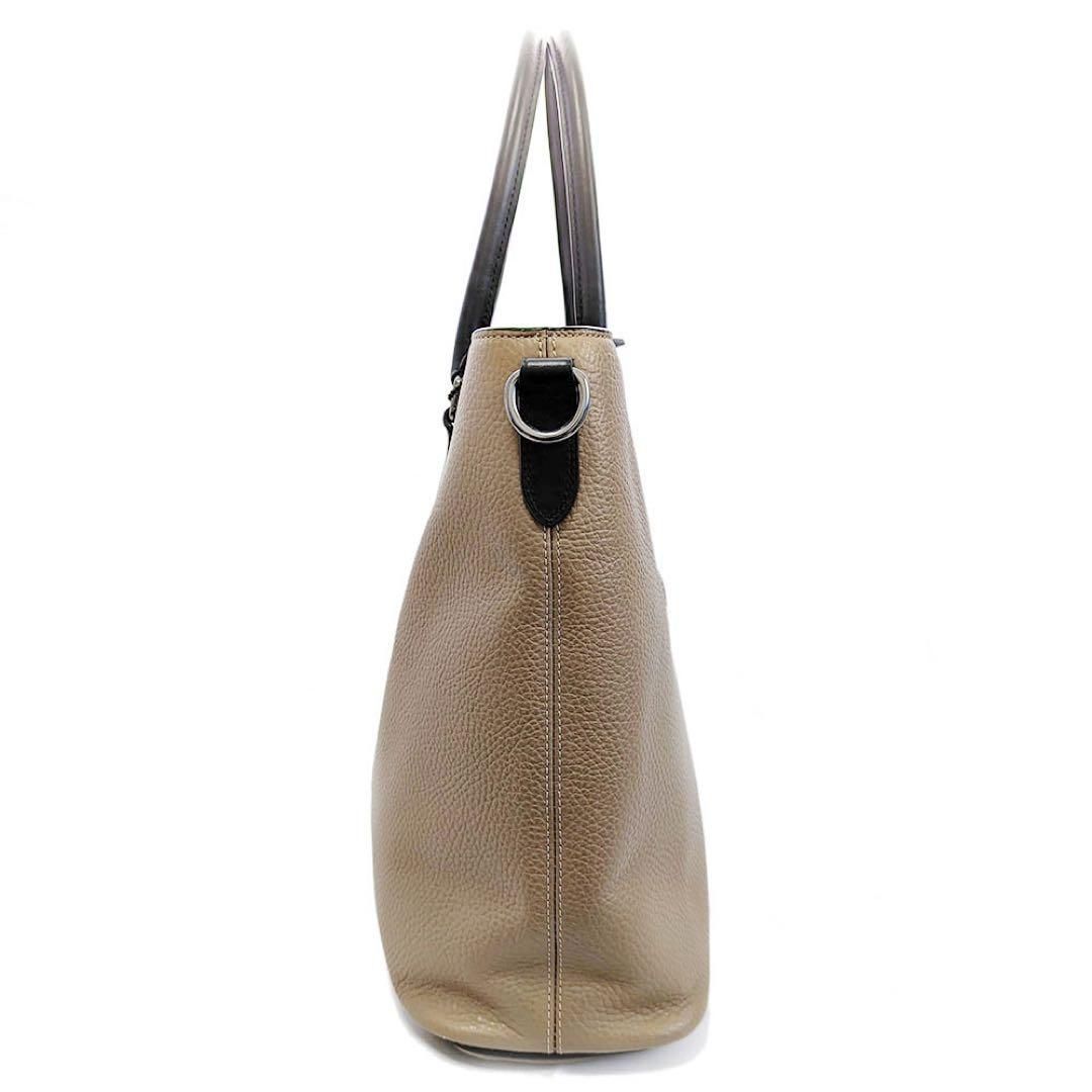 美品】COACH コーチ 2way レザー トートバッグ ベケット ビジネス 