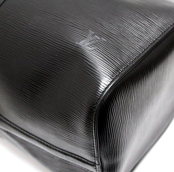 ルイヴィトン Louis Vuitton キーポル50 ボストンバッグ エピ 黒