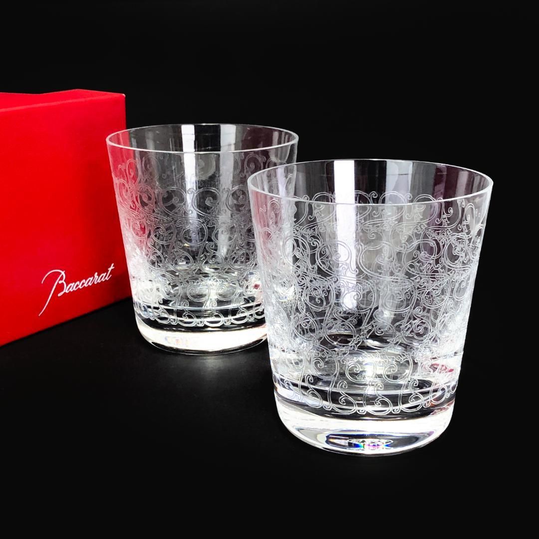 き Baccarat バカラ ローハン ペア タンブラー クリスタルグラス クリア BC224