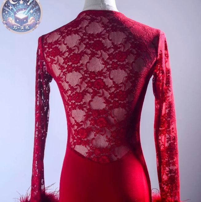 オーダーメイド　社交ダンス衣装　羽根 モダンダンス スタンダードドレス オーダーメイド社交ダンス衣装羽根薔薇 モダンダンス スタンダードドレス